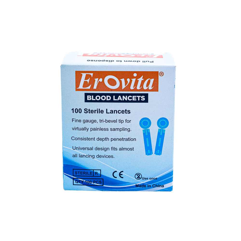 Erovita blood lancets 100s
