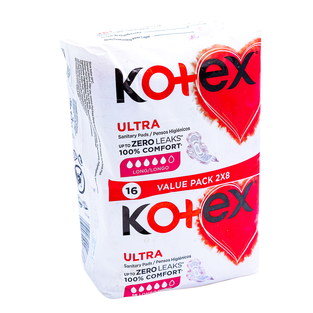 Kotex pads duo super 16's
