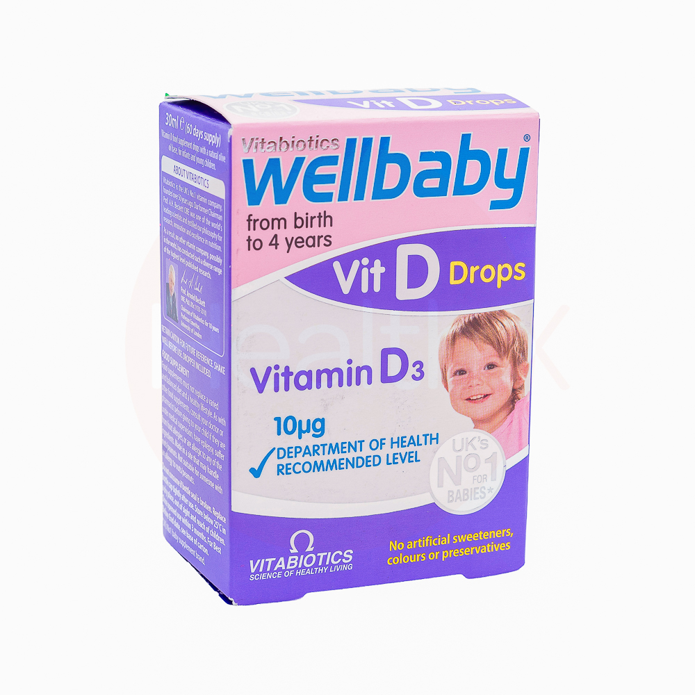 Wellbaby vitamin d drops 30ml