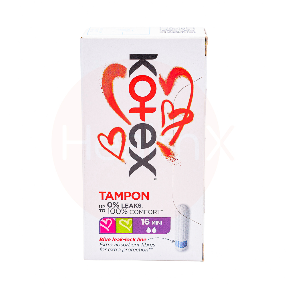 Kotex tampons mini 16s