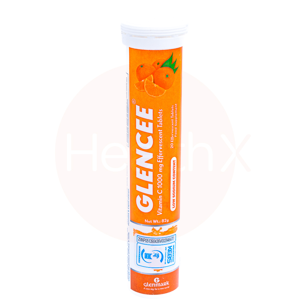 Vitamin c 1000mg tabs 20*s (glencee)