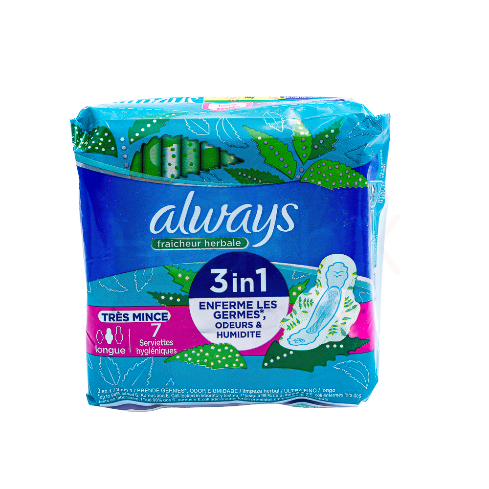 Always ultra thin pads long 7's