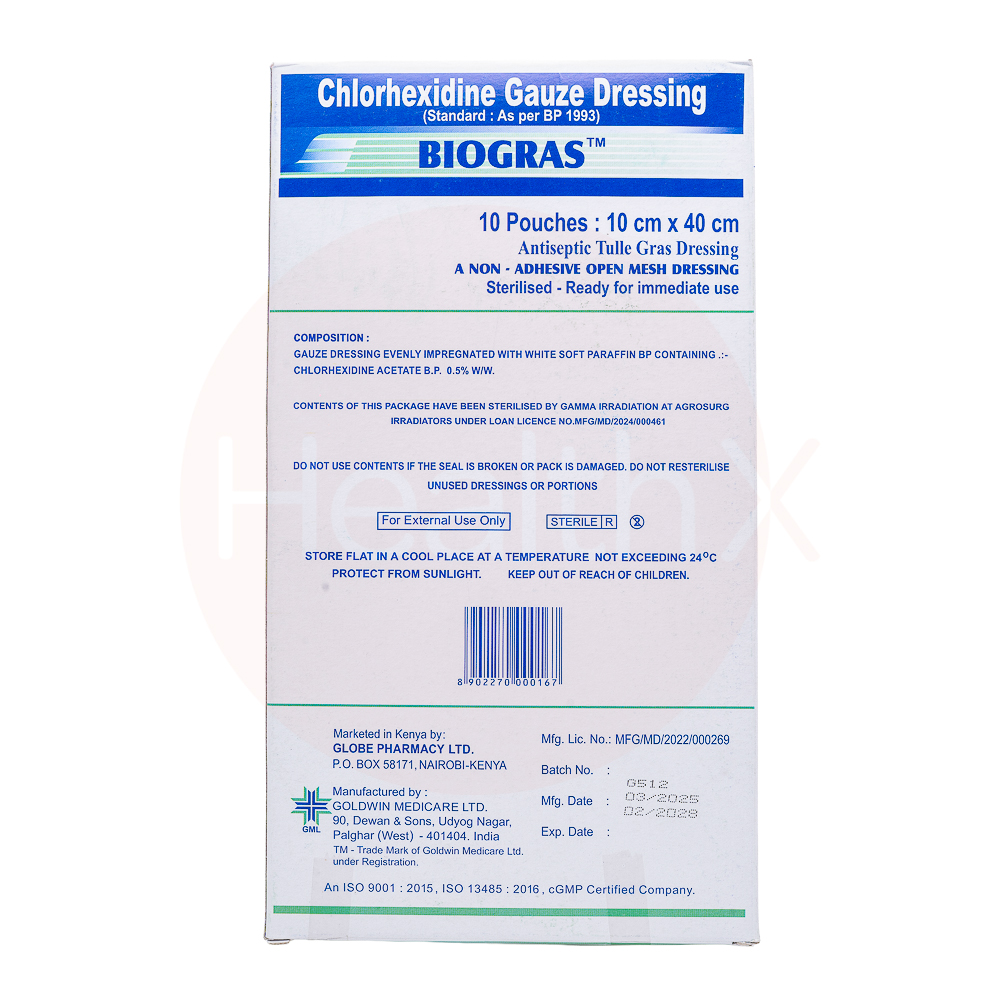 BIOGRAS 10CM*10CM 10'S