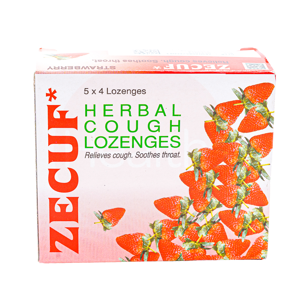 Zecuf Herbal cough Lozenges (Strawberry) 20s
