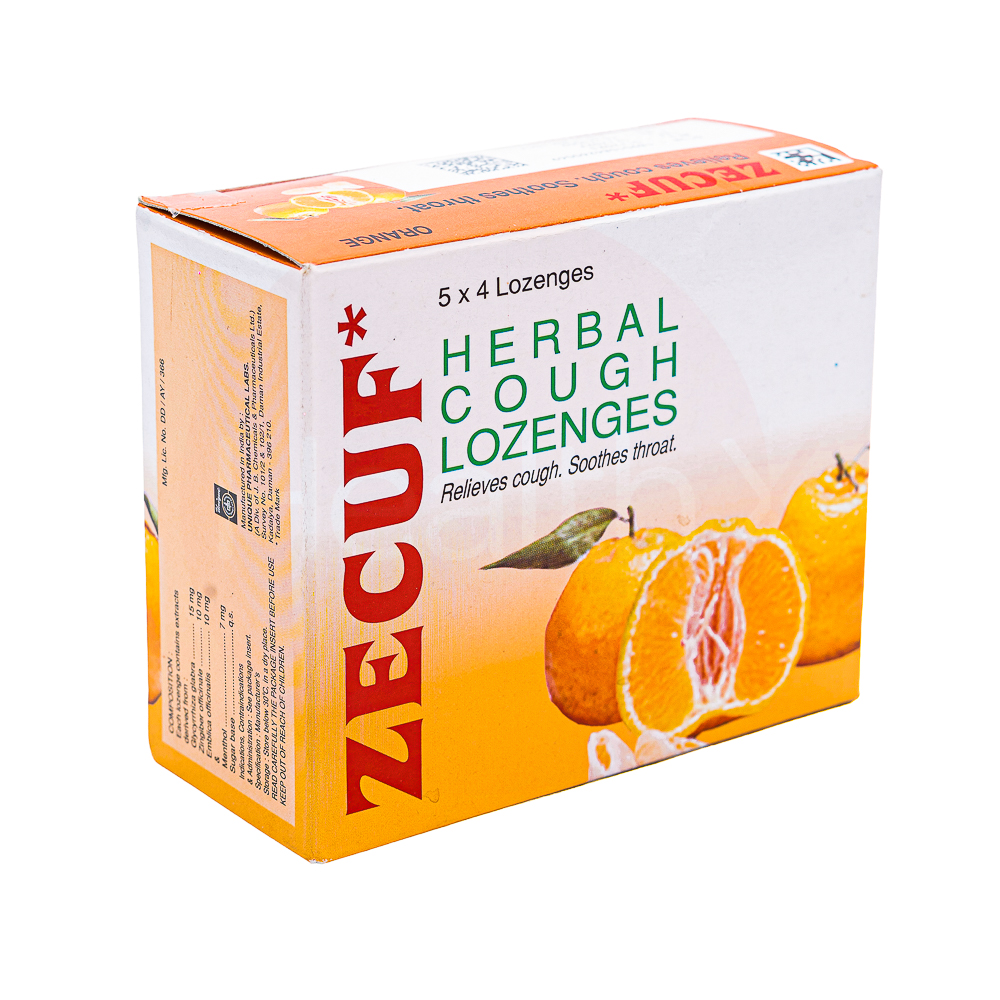 Zecuf Herbal cough Lozenges (Orange) 20s