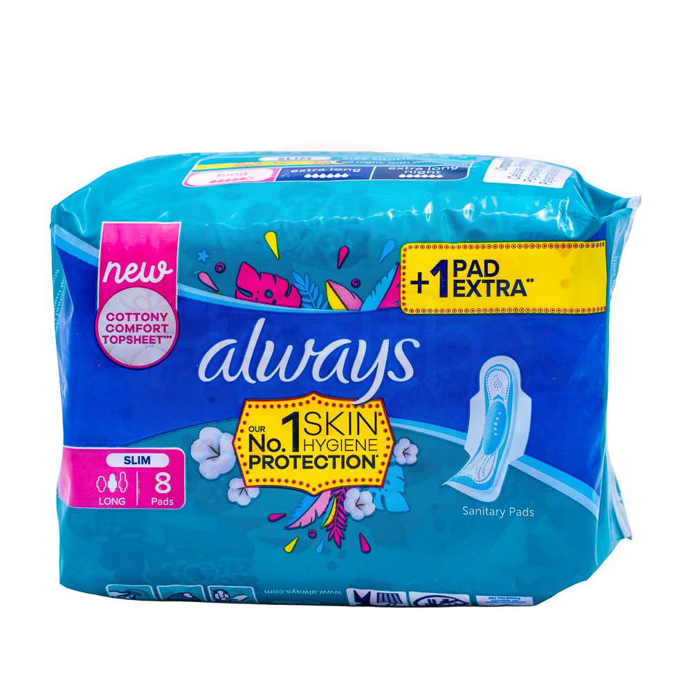 ALWAYS ULTRA THIN PADS LONG 8'S