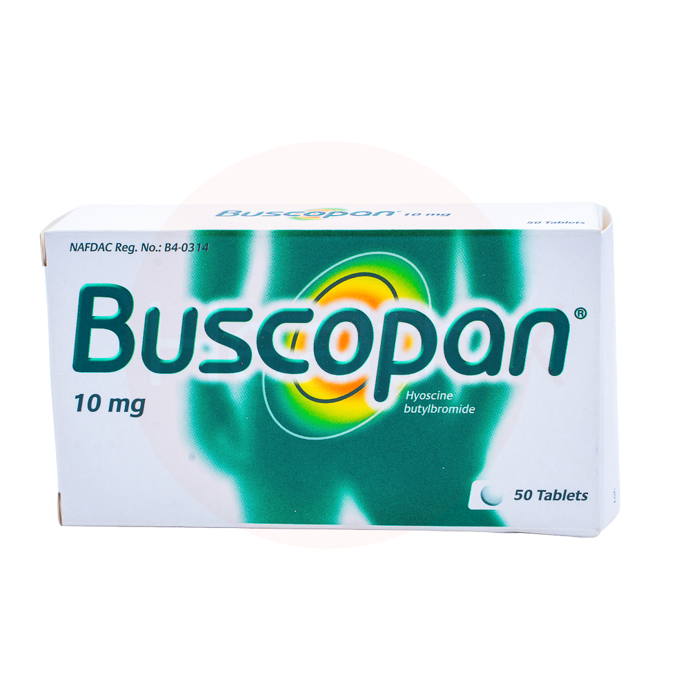 Buscopan 10mg Tablets 50's