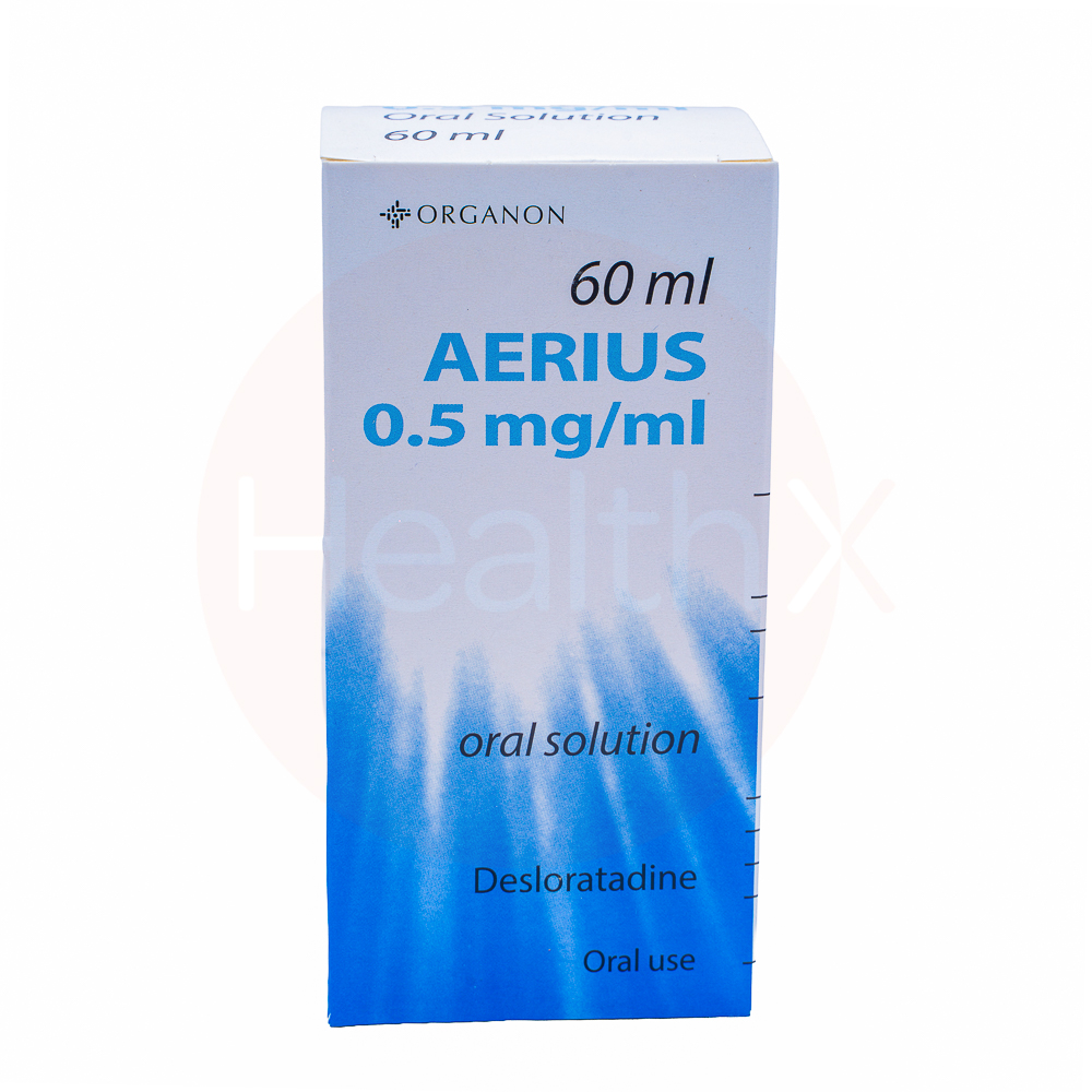 Aerius Syrup 0.5MG/ML 60ML.