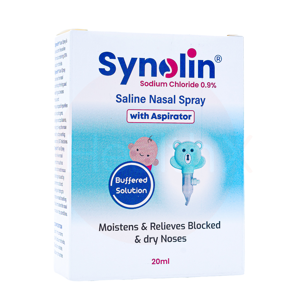 SYNOLIN NASAL SPRAY(WITH ASPIRATOR) 20ML