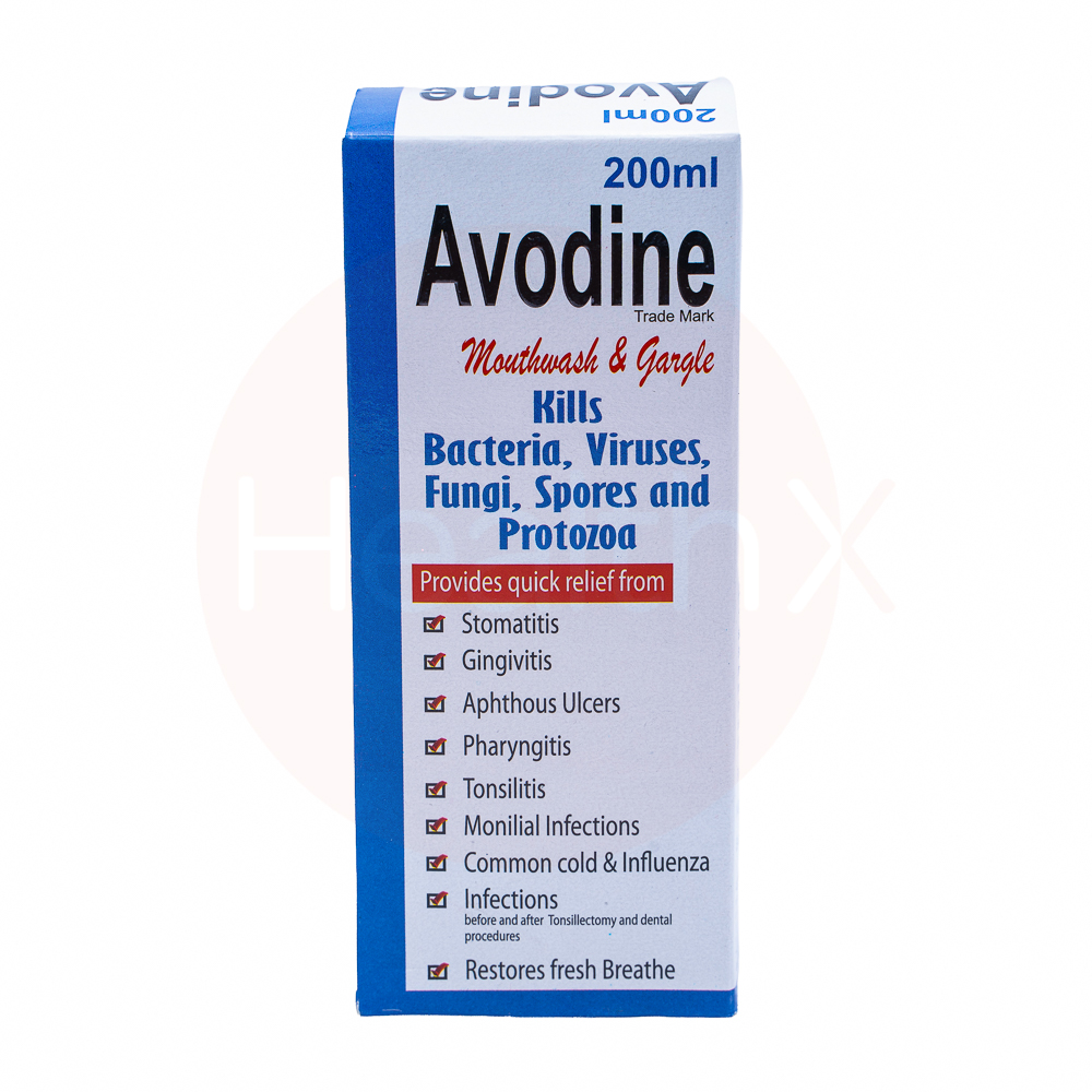 AVODONE MOUTH WASH 200ML