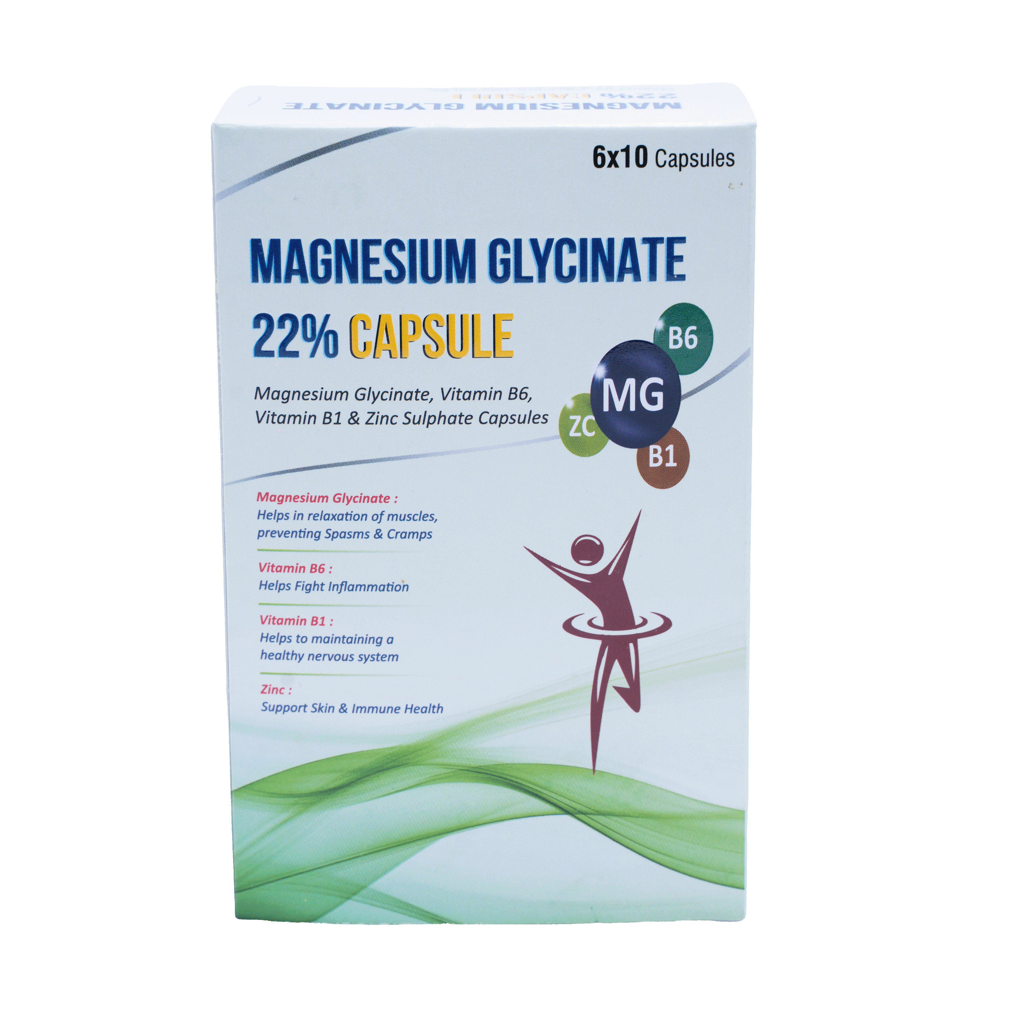 MAGNESIUM GLYCINATE 22% Capsules 60's