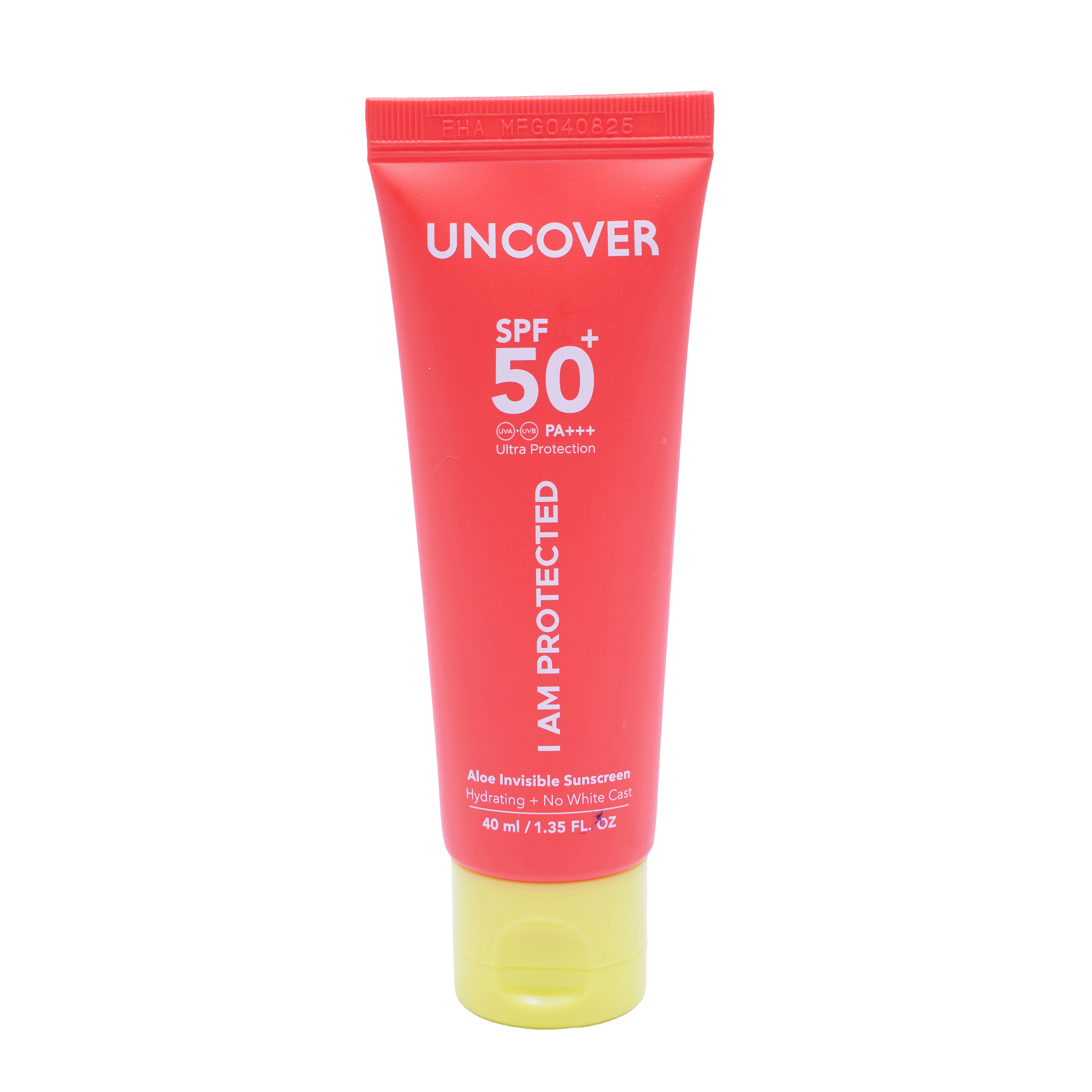 UNCOVER ALOE SUNSCREEN SPF 50+ 40ML